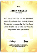 Jiminy Cricket 2025 Topps Disney Wonder Furry Friends #FF-2
