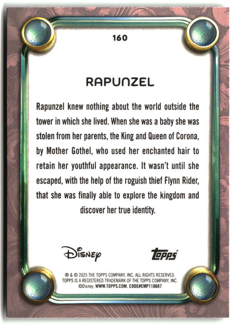 Rapunzel 2025 Topps Disney Wonder #160