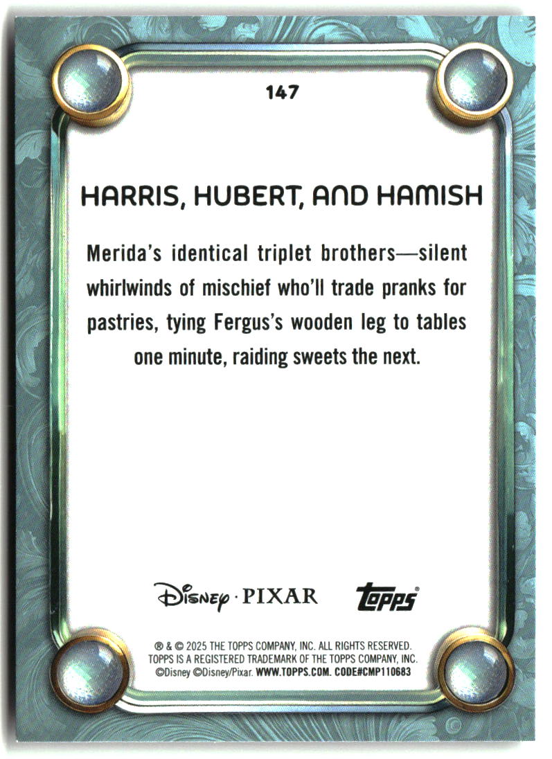 Harris, Hubert, and Hamish 2025 Topps Disney Wonder #147