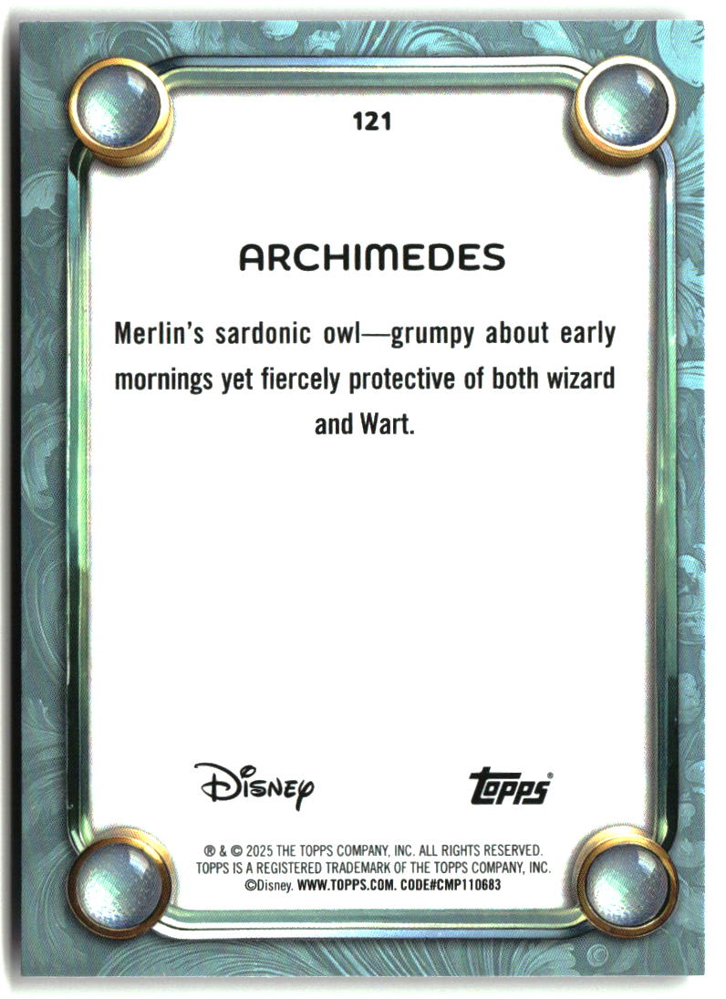 Archimedes 2025 Topps Disney Wonder #121