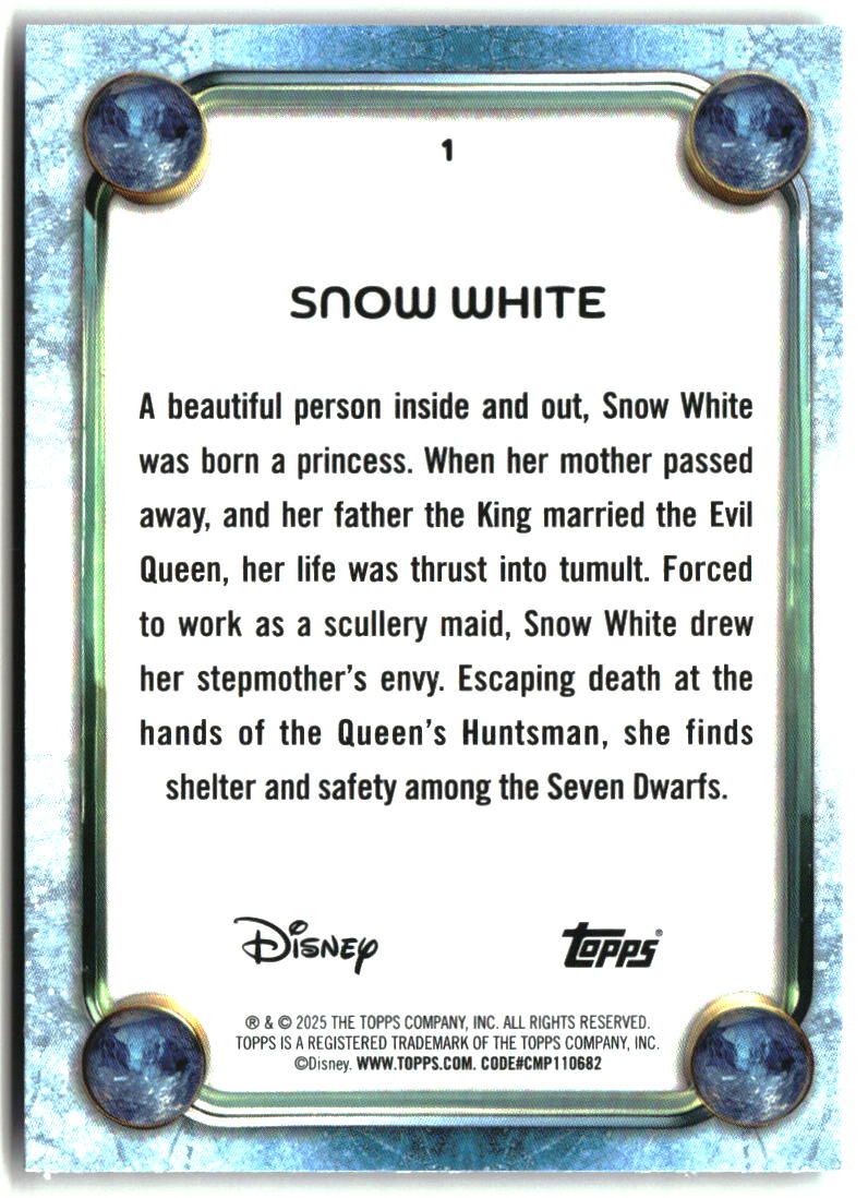 Snow White 2025 Topps Disney Wonder #1