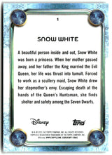 Snow White 2025 Topps Disney Wonder #1