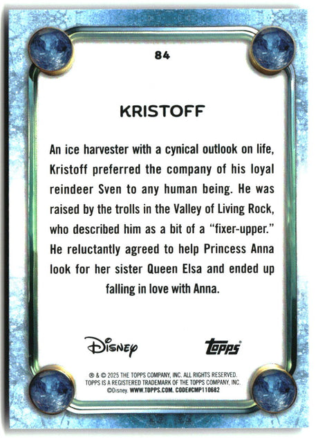 Kristoff 2025 Topps Disney Wonder #84
