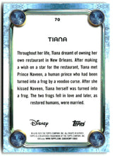 Tiana 2025 Topps Disney Wonder #70