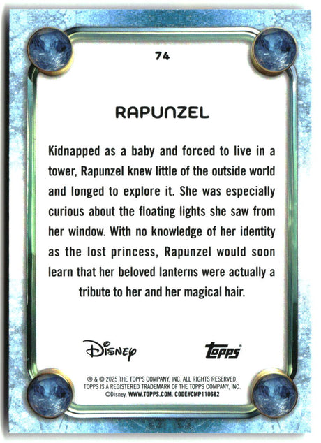 Rapunzel 2025 Topps Disney Wonder #74