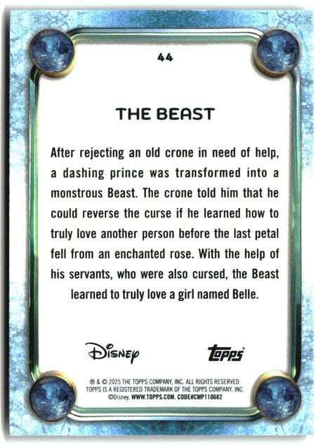 The Beast 2025 Topps Disney Wonder #44