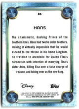 Hans 2025 Topps Disney Wonder #85