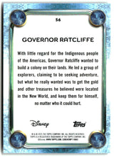 Governor Ratcliffe 2025 Topps Disney Wonder #56