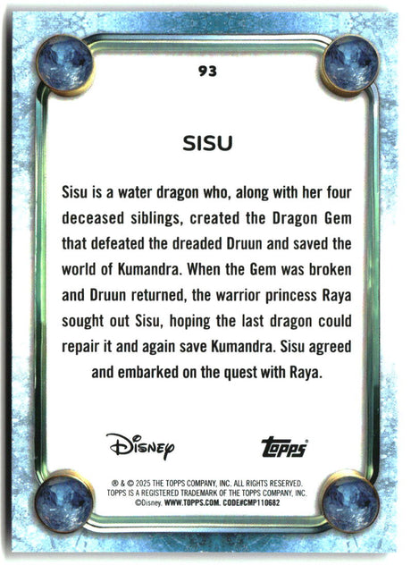 Sisu 2025 Topps Disney Wonder #93