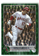 Load image into Gallery viewer, 100 Career Home Runs 2022 Topps Update Green Foil #US68 #/499
