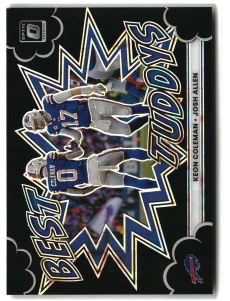 Josh Allen/Keon Coleman 2025 Donruss Optic Best Tuddys Black Pandora #13 #/149