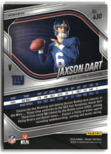 Jaxson Dart 2025 Panini Prizm Silver #430