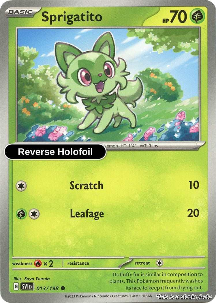 Sprigatito - 013/198 - [SVI - SV01: Scarlet & Violet Base Set] - Reverse Holofoil