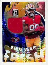 Mykel Williams 2025 Donruss Optic First Year Fresh Blue Hyper #FYFBH-MWS