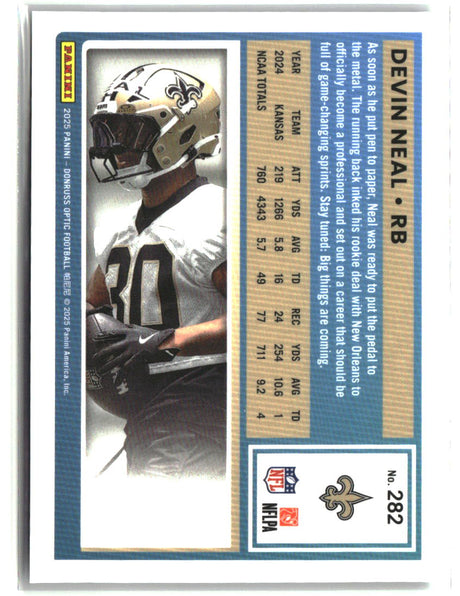 Devin Neal 2025 Donruss Optic #282