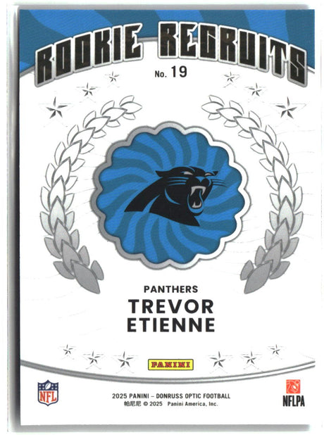 Trevor Etienne 2025 Donruss Optic Rookie Recruits #19