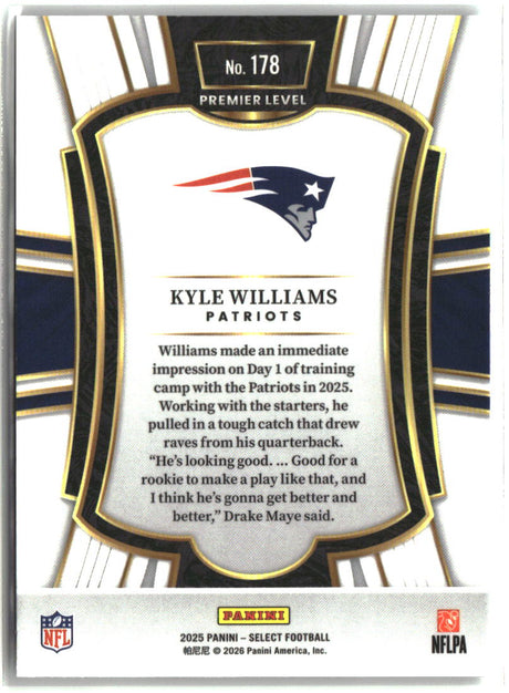 Kyle Williams 2025 Panini Select #178
