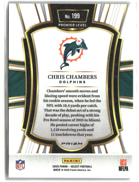Chris Chambers 2025 Panini Select Silver Prizm #199