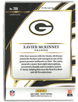 Xavier McKinney 2025 Panini Select Silver Prizm #266