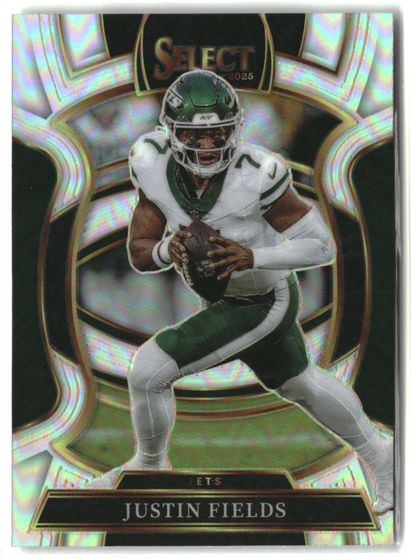 Justin Fields 2025 Panini Select Silver Prizm #75