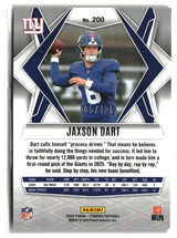 Jaxson Dart 2025 Panini Phoenix Bronze Pandora Prizm #200 #/125