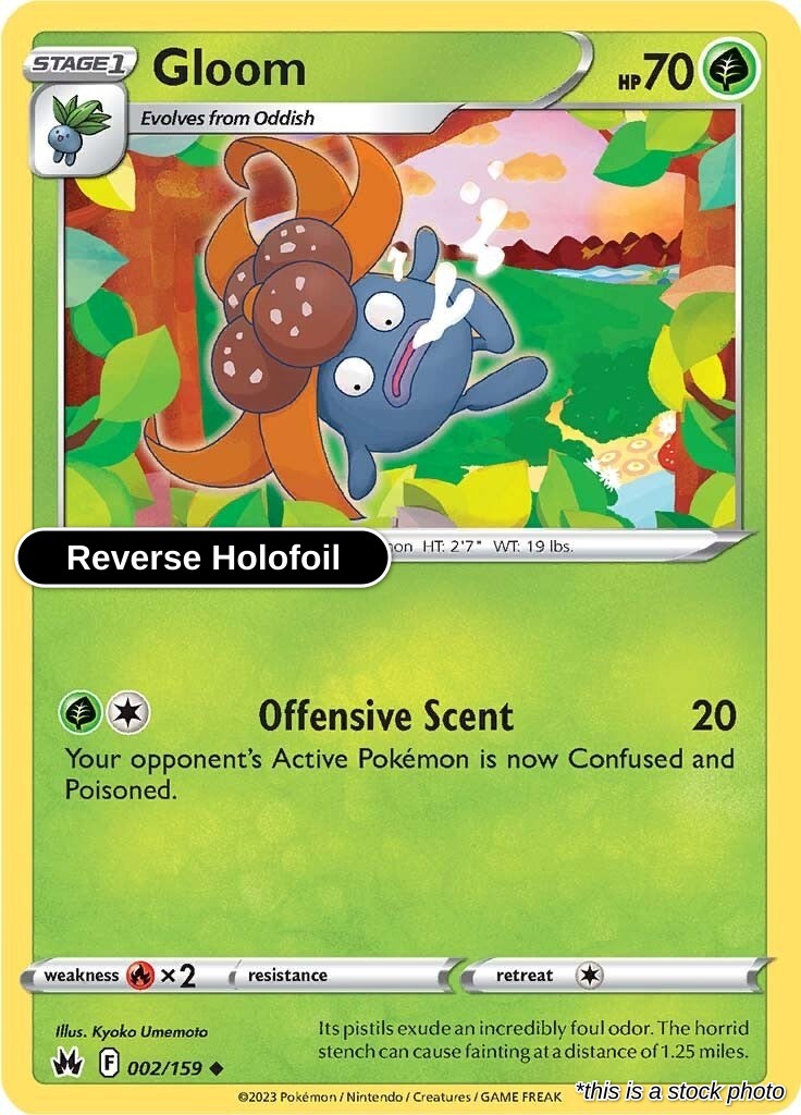 Gloom - 002/159 - [CRZ - SWSH: Crown Zenith] - Reverse Holofoil