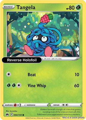 Tangela - 004/159 - [CRZ - SWSH: Crown Zenith] - Reverse Holofoil