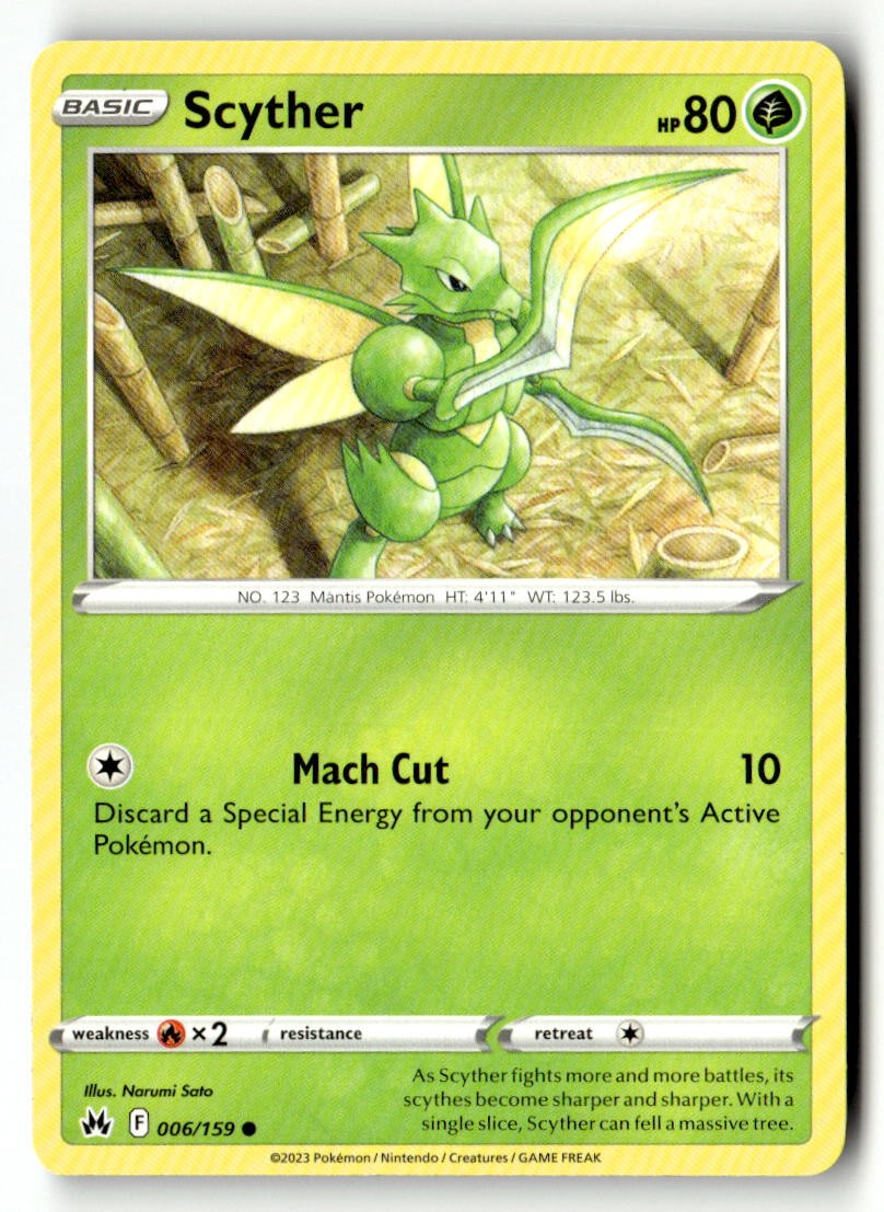 Scyther - 006/159 - [CRZ - SWSH: Crown Zenith]