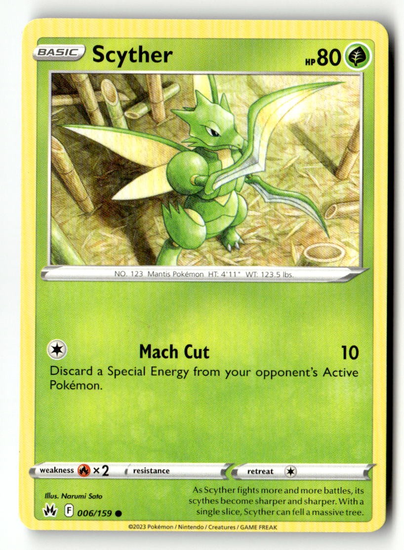 Scyther - 006/159 - [CRZ - SWSH: Crown Zenith]