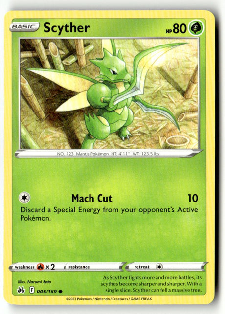 Scyther - 006/159 - [CRZ - SWSH: Crown Zenith]