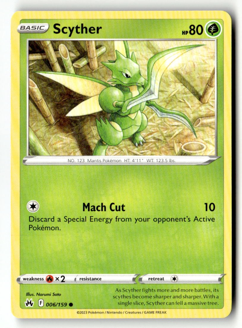 Scyther - 006/159 - [CRZ - SWSH: Crown Zenith]