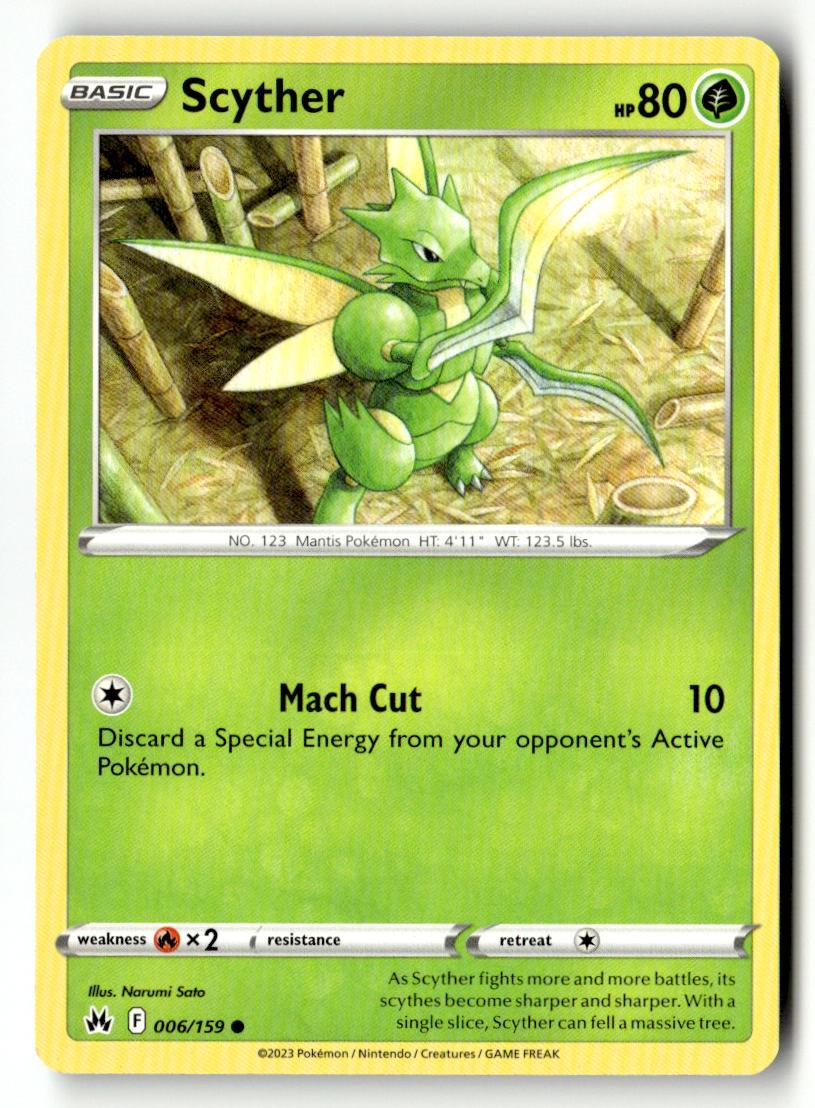 Scyther - 006/159 - [CRZ - SWSH: Crown Zenith]