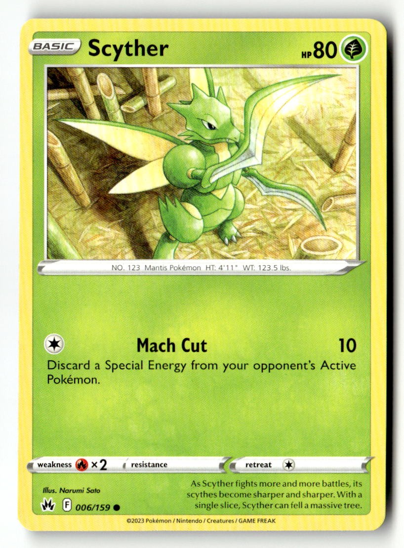 Scyther - 006/159 - [CRZ - SWSH: Crown Zenith]