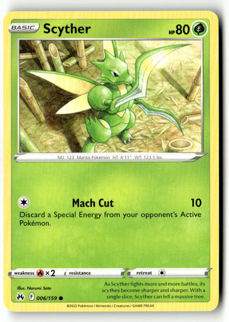 Scyther - 006/159 - [CRZ - SWSH: Crown Zenith]