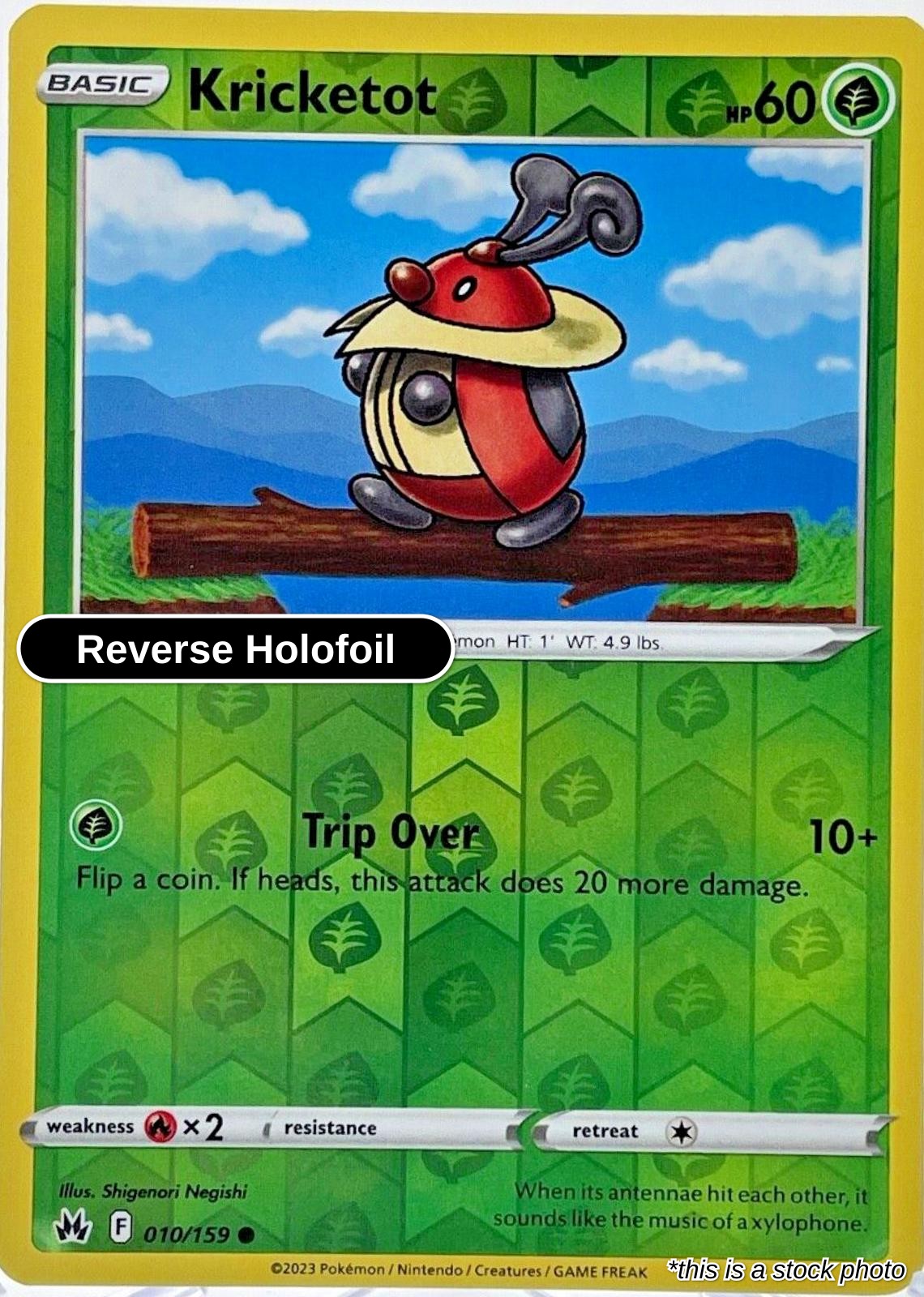 Kricketot - 010/159 - [CRZ - SWSH: Crown Zenith] - Reverse Holofoil