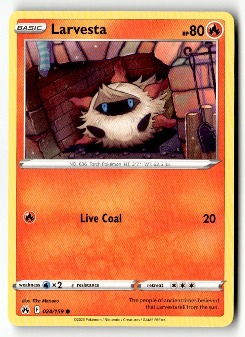 Larvesta - 024/159 - [CRZ - SWSH: Crown Zenith]