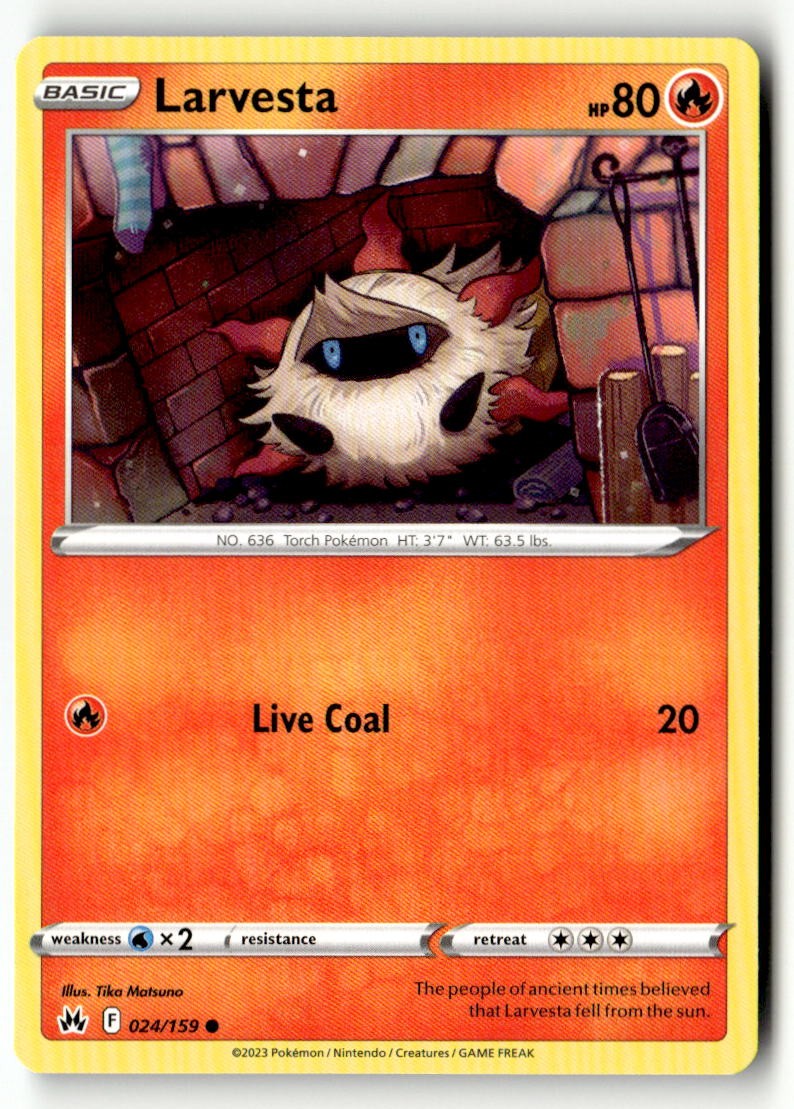 Larvesta - 024/159 - [CRZ - SWSH: Crown Zenith]