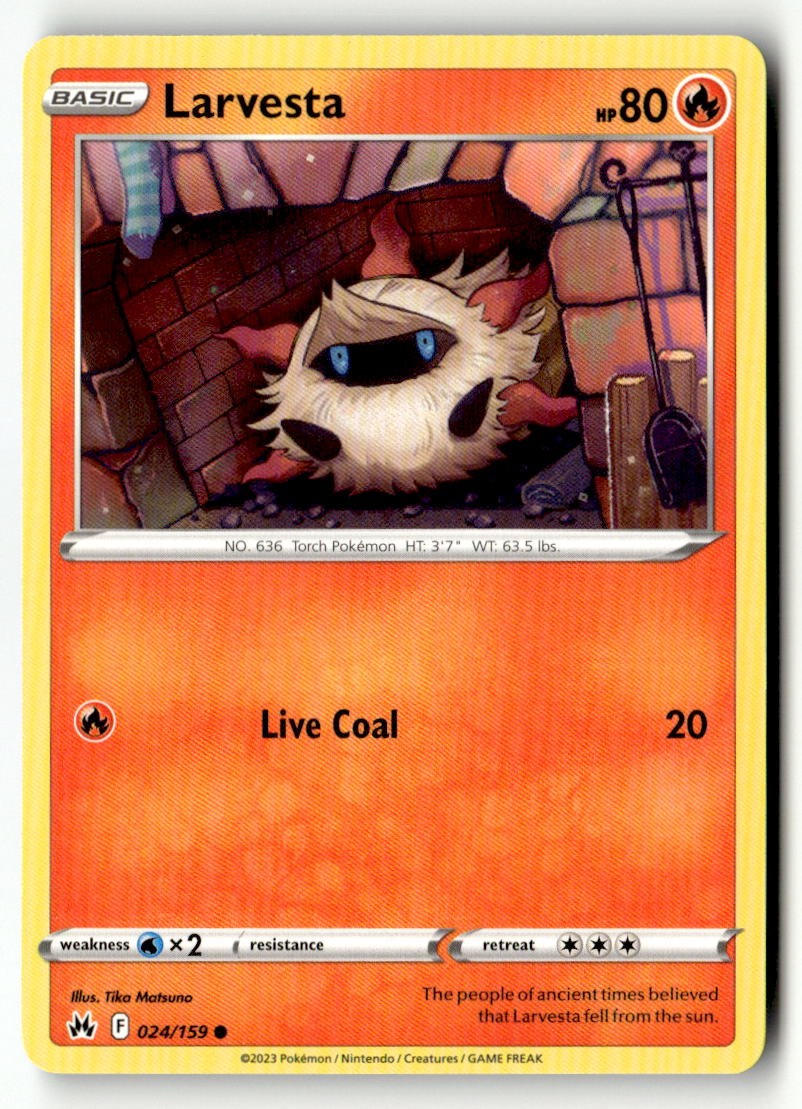 Larvesta - 024/159 - [CRZ - SWSH: Crown Zenith]