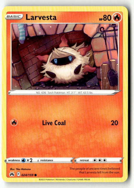 Larvesta - 024/159 - [CRZ - SWSH: Crown Zenith]