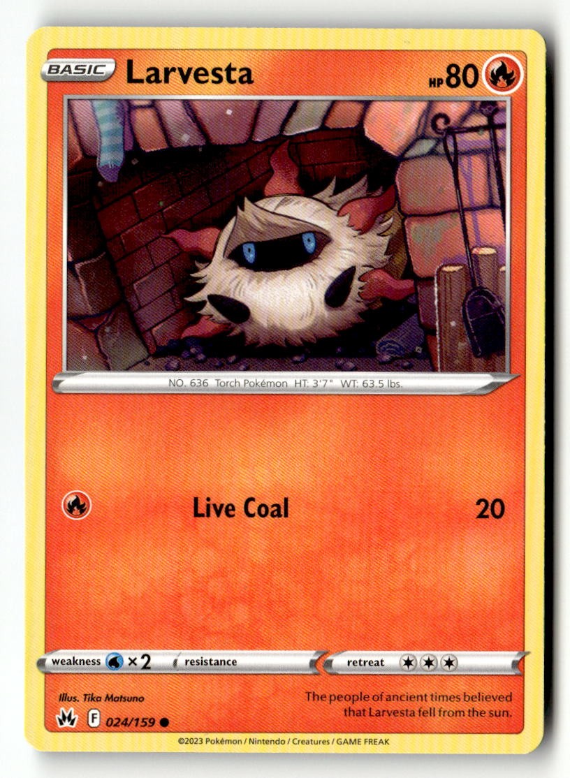 Larvesta - 024/159 - [CRZ - SWSH: Crown Zenith]