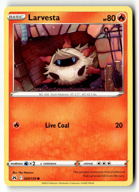 Larvesta - 024/159 - [CRZ - SWSH: Crown Zenith]