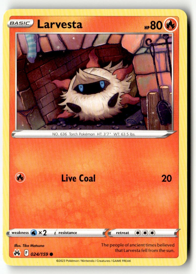 Larvesta - 024/159 - [CRZ - SWSH: Crown Zenith]