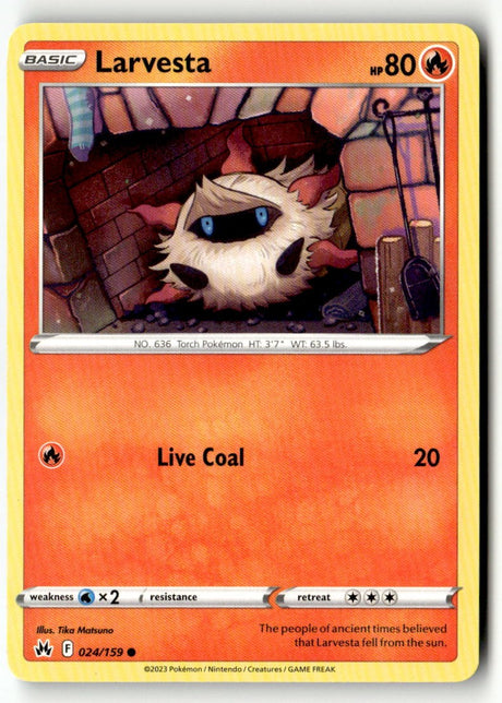 Larvesta - 024/159 - [CRZ - SWSH: Crown Zenith]