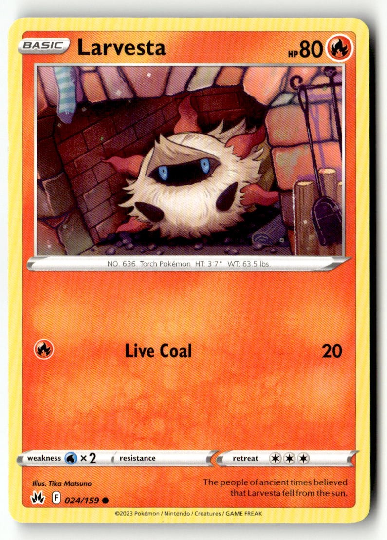 Larvesta - 024/159 - [CRZ - SWSH: Crown Zenith]