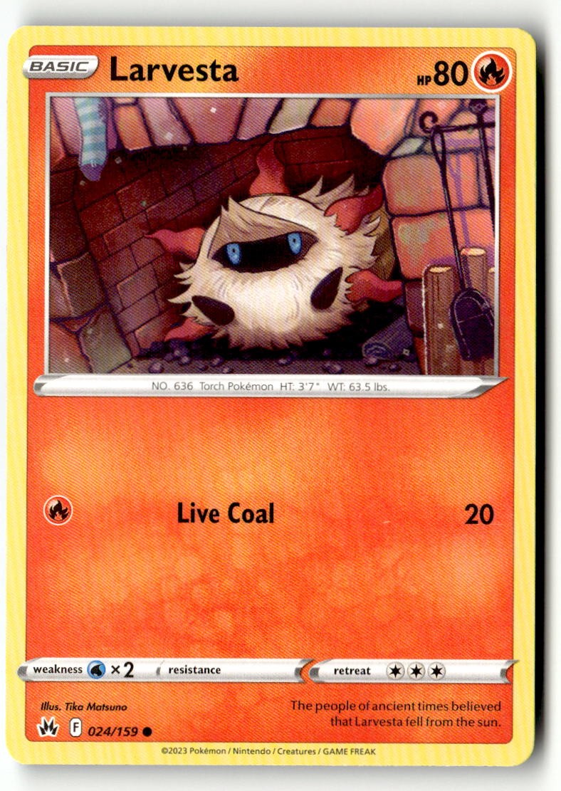 Larvesta - 024/159 - [CRZ - SWSH: Crown Zenith]
