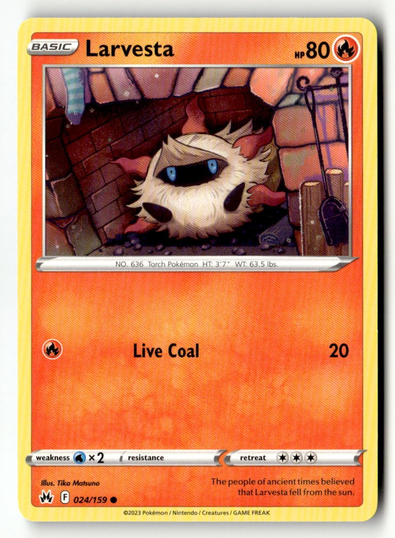 Larvesta - 024/159 - [CRZ - SWSH: Crown Zenith]