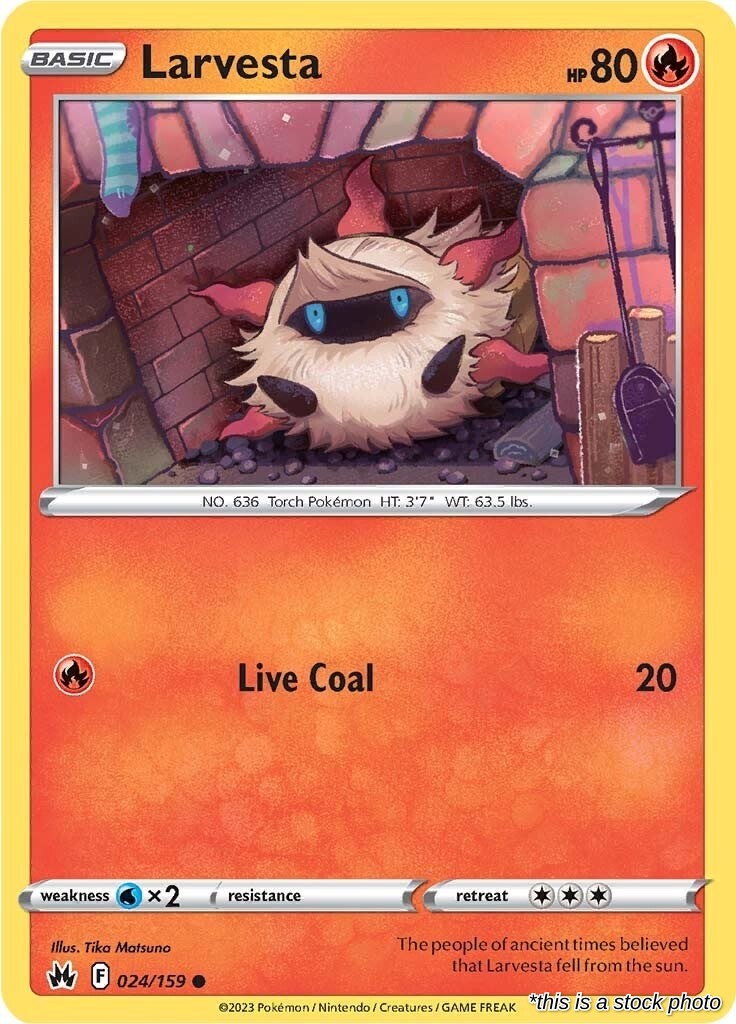 Larvesta - 024/159 - [CRZ - SWSH: Crown Zenith]