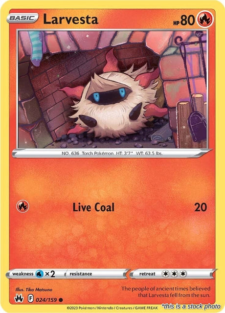 Larvesta - 024/159 - [CRZ - SWSH: Crown Zenith]