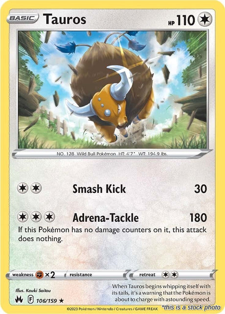Tauros - 106/159 - [CRZ - SWSH: Crown Zenith]