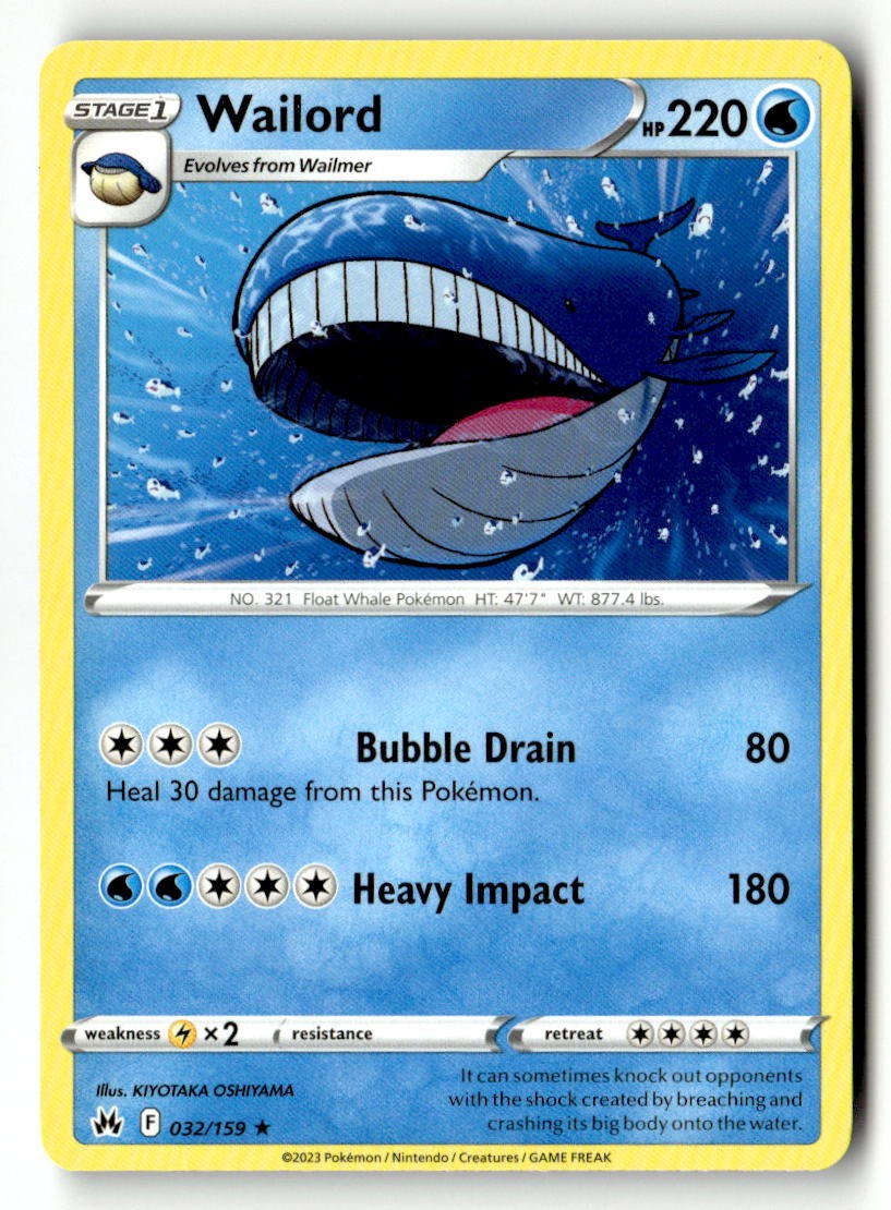 Wailord - 032/159 - [CRZ - SWSH: Crown Zenith]
